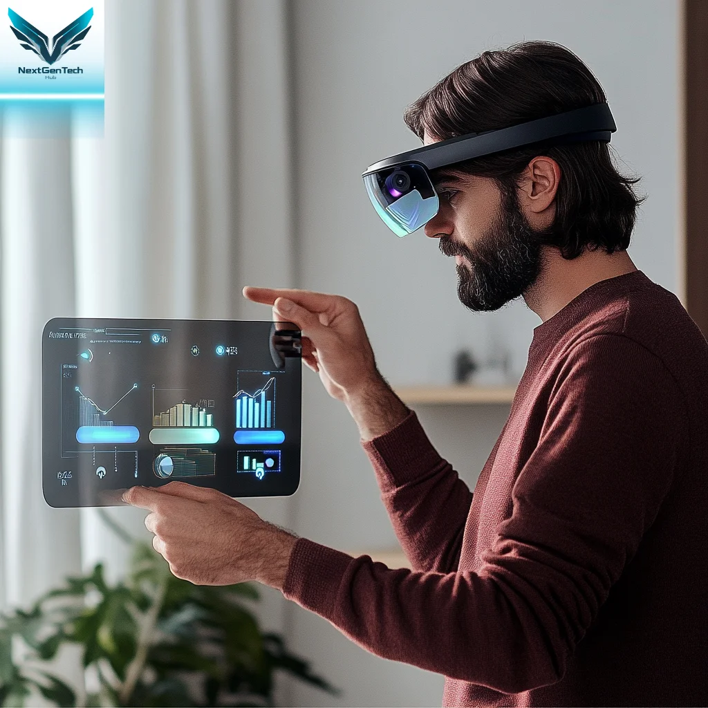 title="Detailed side-by-side comparison of augmented reality tools including HoloLens and similar AR devices" Augmented reality tools comparison chart showcasing the capabilities of HoloLens and similar AR devices for professional workshops